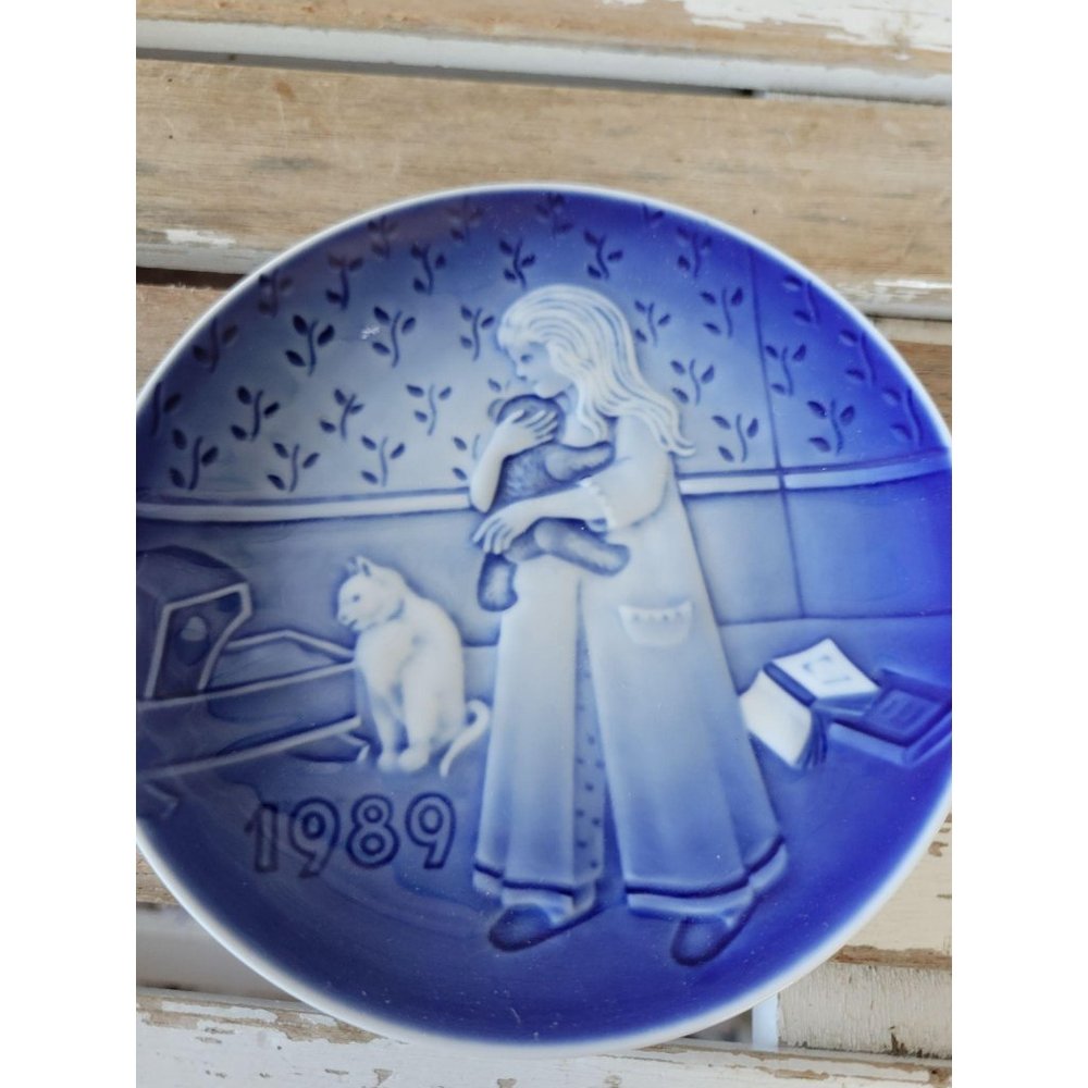 B&g‎ bedtime children's day 1989 Denmark plate